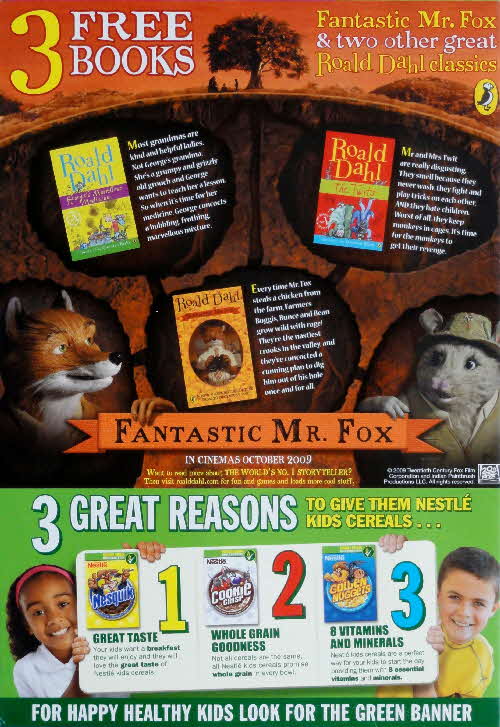 2009 Golden Nuggets Fantastic Mr Fox books