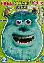 2002 Golden Nuggets Monsters Inc Sulley Mask