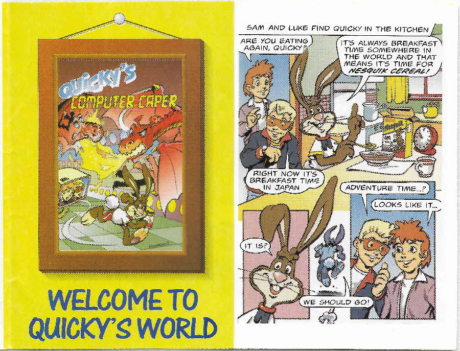 1995 Nesquik Adventures of Quicky Comic Computer (2)