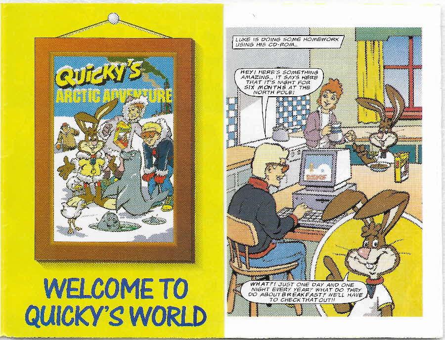 1995 Nesquik Adventures of Quicky Comic Arctic (1a)1