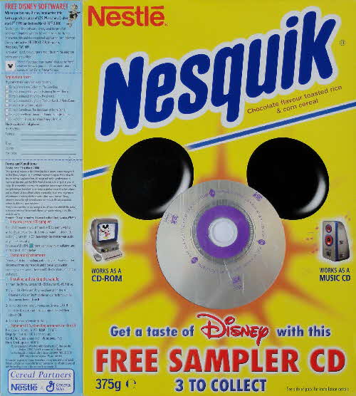 1999 Nesquick Disney CD Sampler front (1)