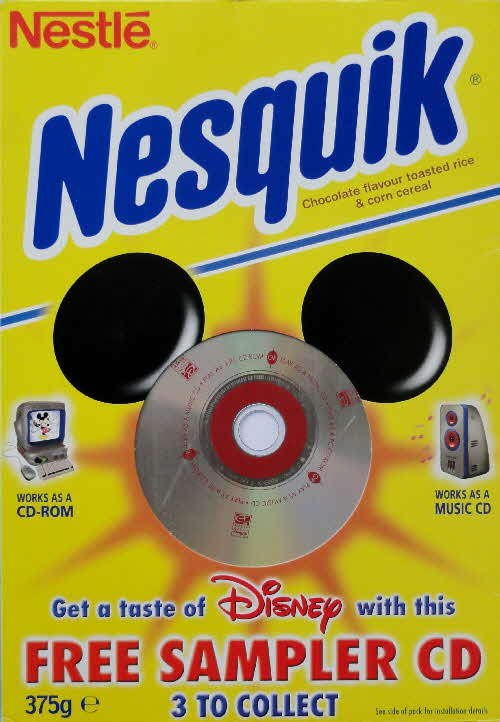 1999 Nesquick Disney CD Sampler front (2)