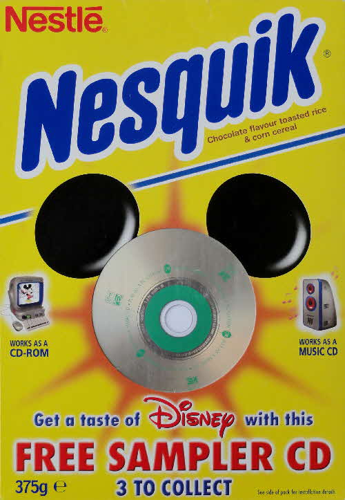 1999 Nesquick Disney CD Sampler front (3)