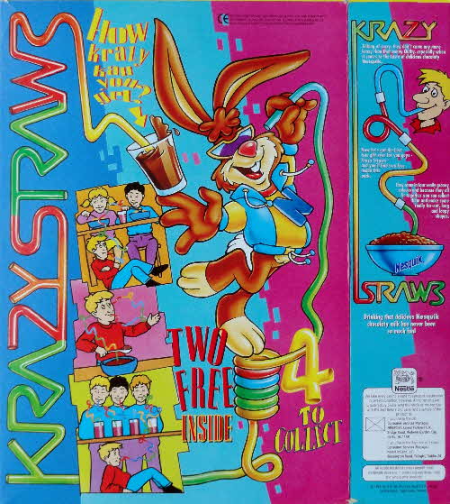1996 Nesquick Krazy Straws