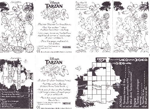 1999 Shreddies Tarzan stickers 3 (1)