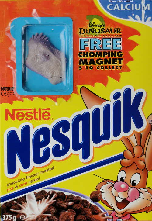 2000 Nesquick Chomping Dinosaur Magnet (2)