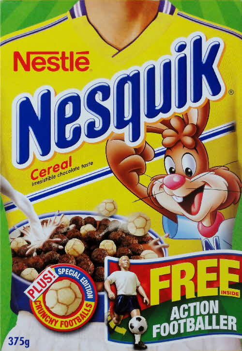 2004 Nesquik Action Footballers Limited Edition pack front