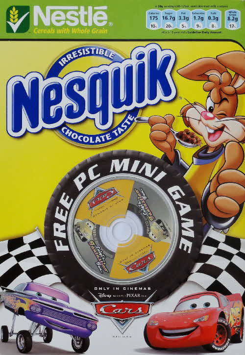 2006 Nesquik Cars PC Mini Game front (2)
