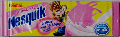 2006 Nesquik Free Milkshake sachet