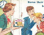 1950s Shredded Wheat Divider Card Servce For Supper1 small