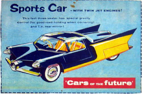 1957 Shredded Wheat Cars of the Future Sports Car
