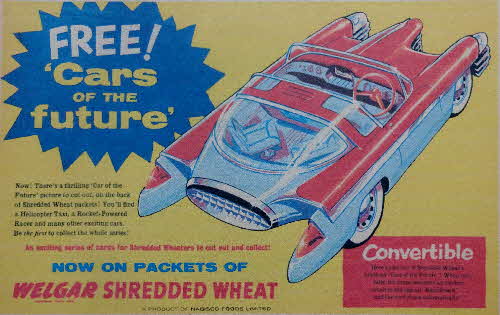 1957 Shredded Wheat car of future