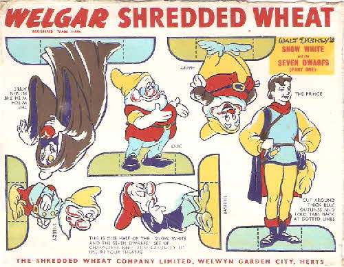 1956 Shredded Wheat Disney Model Theatre - Snow White 1