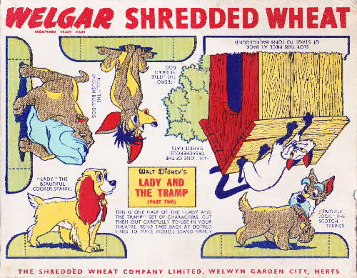 1956 Shredded Wheat Disney Theatre Lady & Tramp1