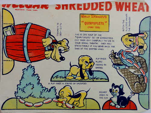1956 Shredded Wheat Disney Theatre Pluto