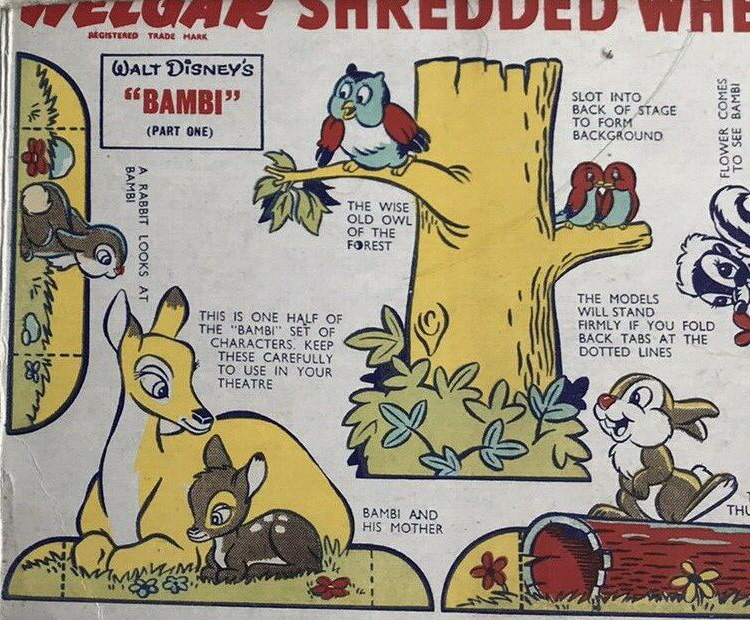 1956 Shredded Wheat Disney Theatre Bambi (betr)1