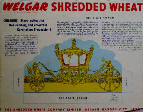 1952 Shredded Wheat Queen Elizabeth 2 Coronation Procession (1)
