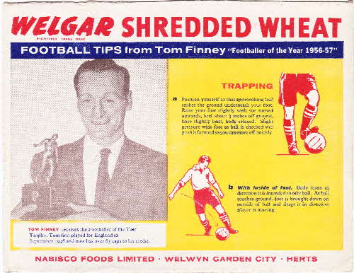 1958 Shredded Wheat Football Tips by Tom Finney (6)