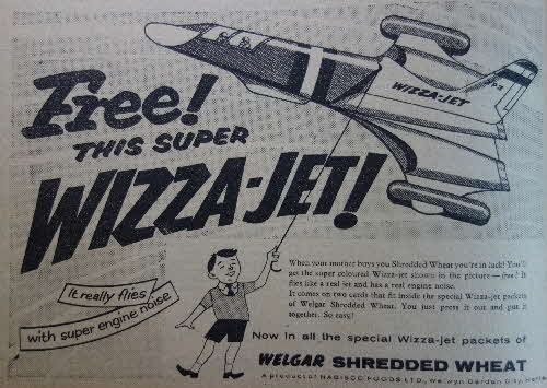 1957 Shredded Wheat Wizza Jet2
