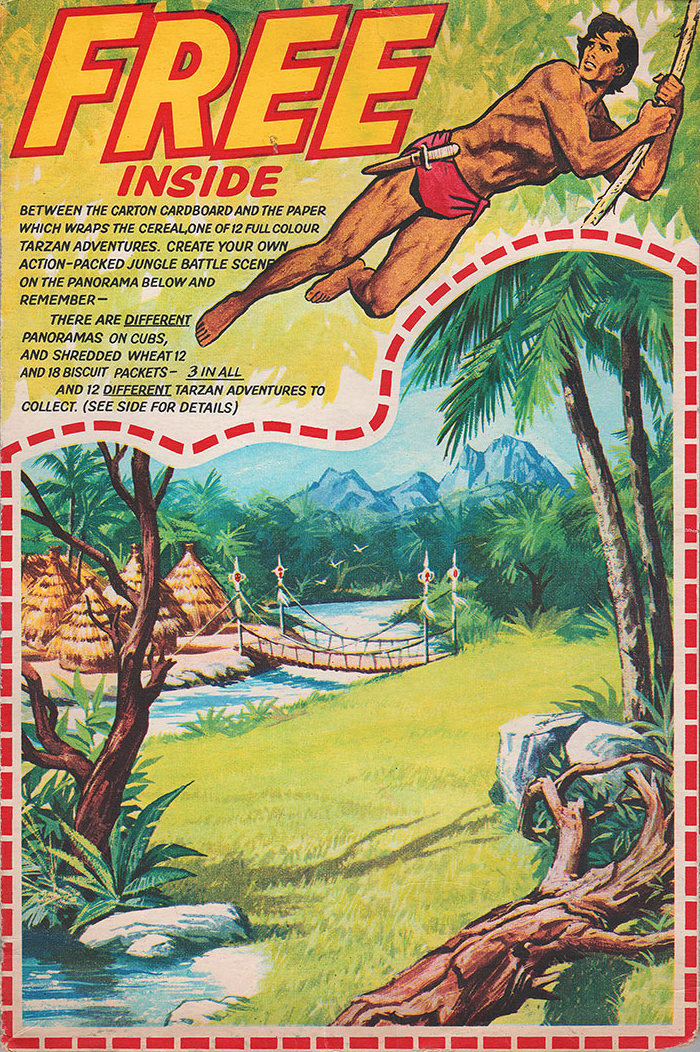 1966 Shredded Wheat Cubs Tarzan Adventure packet