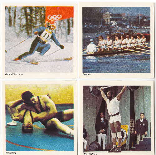 1972 Shredded Wheat Olympic Action Shots 2