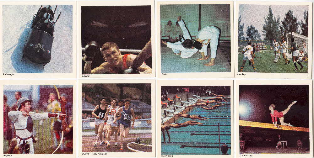 1972 Shredded Wheat Olympic Action Shots 3