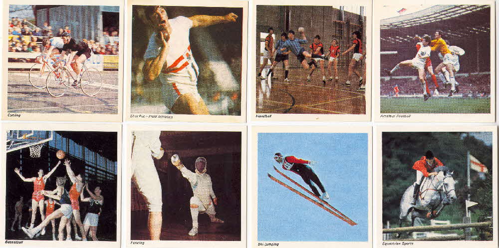 1972 Shredded Wheat Olympic Action Shots 4
