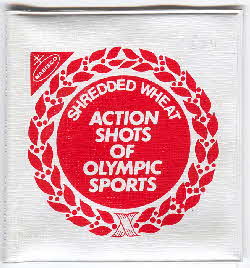 1972 Shredded Wheat Olympic Action Shots holder