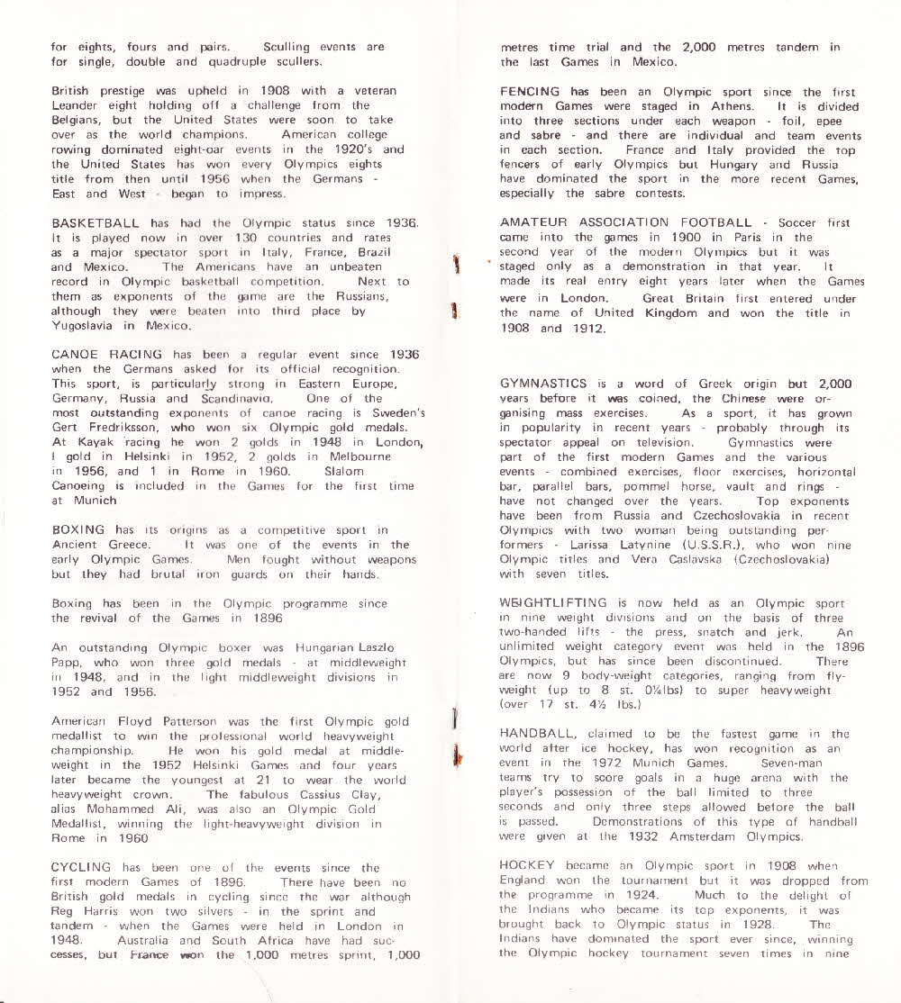 1972 Shredded Wheat Olympic booklet 4