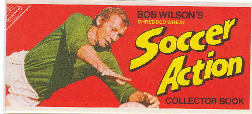 1972 Shredded Wheat Bob Wilson stickers 1
