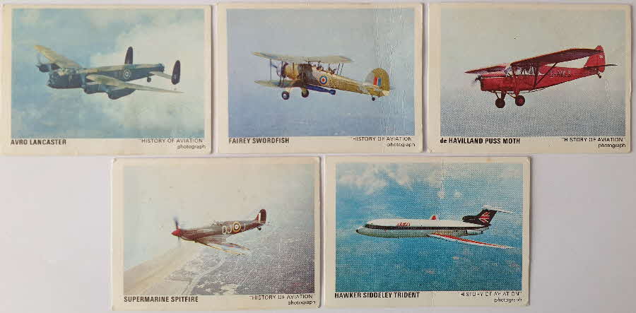 1970 Shredded Wheat Famous Planes Cards (1)