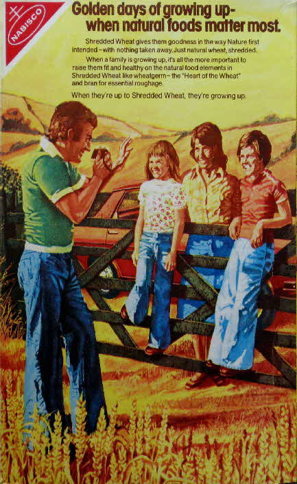 1970s Shredded Wheat Golden Days of Growing up