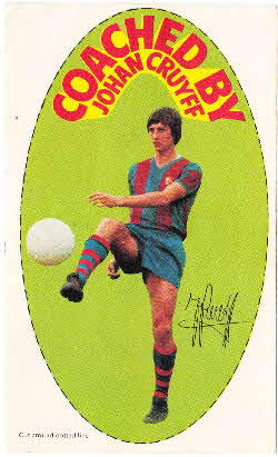 1974 Shredded  Wheat Johan Cruyff Coaching Stickers  (1)