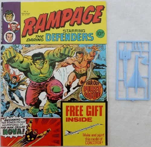 1977 Rampage Comic & Concorde