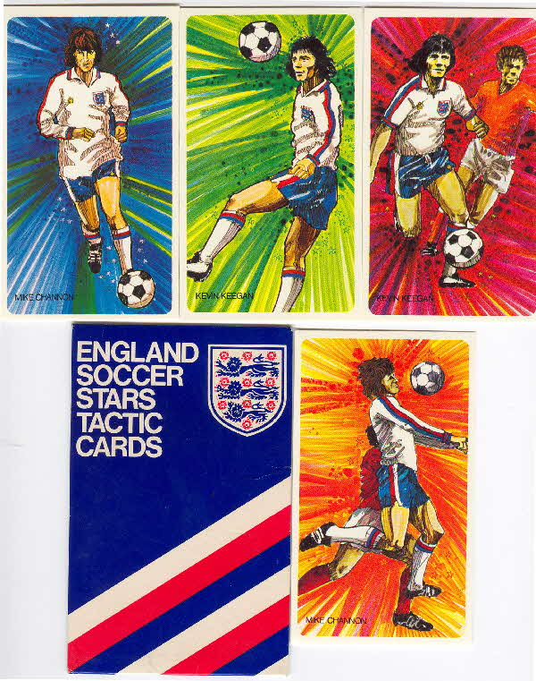 1976 Shredded Wheat Englands Soccer Stars Tactic Card 1