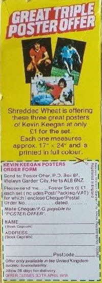 1977 Shredded Wheat Kevin Keegans Play n Score (3)