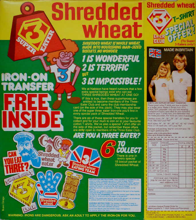 1981 Shredded Wheat Super Sticker & Club badge (4)
