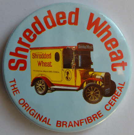 1985 Shredded Wheat Van badge