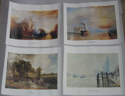 1990s Shredded Wheat painting prints (2)