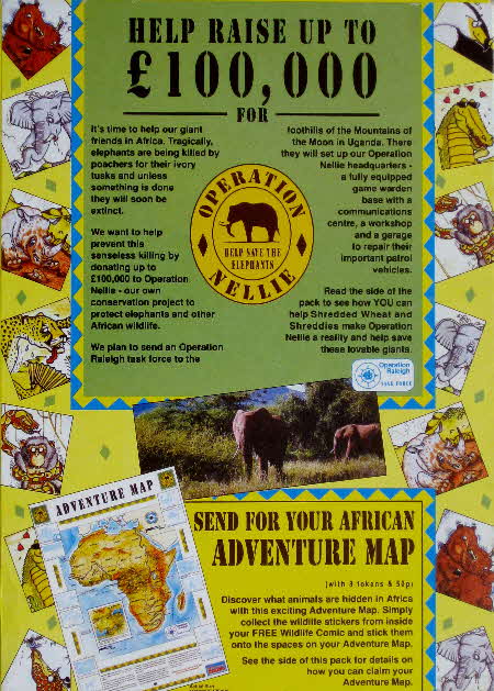 1990 Shredded Wheat Wildlife comic books (3)