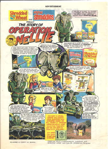 1990 Shreddies Wildlife Comics (betr)
