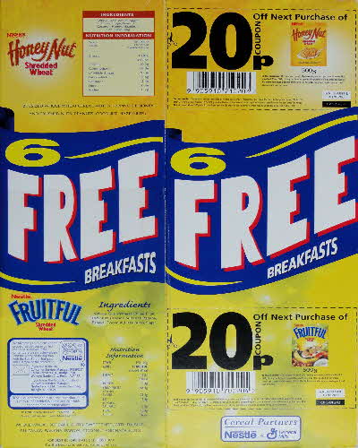 1999 Shredded Wheat 6 Free Breakfasts (1)