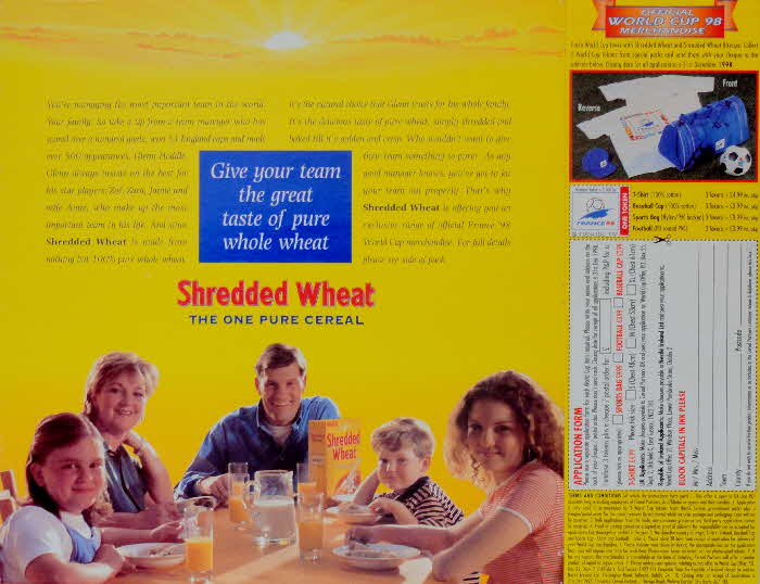 1997 Shredded Wheat Glen Hoddle & World Cup 98 Merchandise (2)