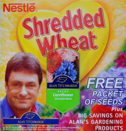 2001 Shredded Wheat Alan Titchmarsh Free Seeds front (1)
