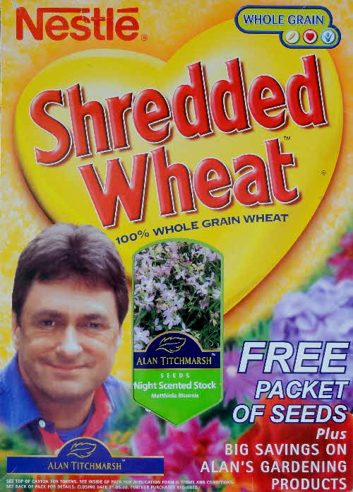 2001 Shredded Wheat Alan Titchmarsh Free Seeds front (5)