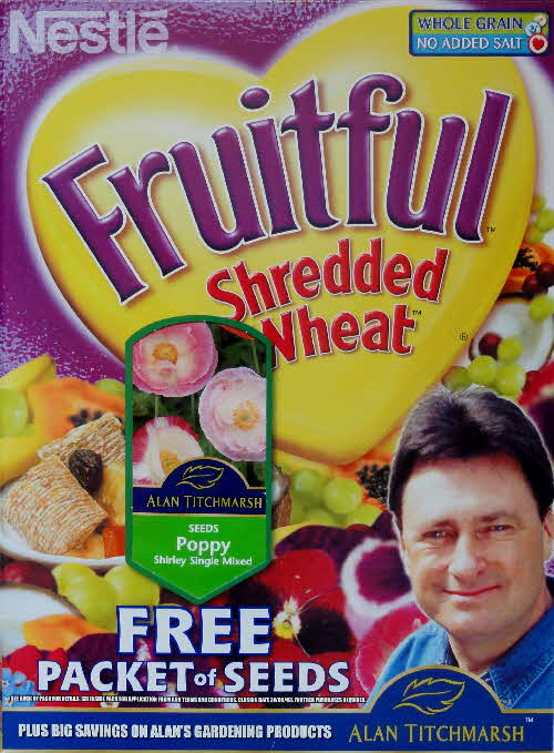 2002 Shredded Wheat Fruitful Alan Titmarsh Seeds front