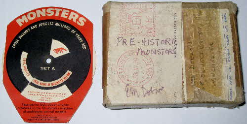 1958 Shreddies Prehistoric Animals send away box & disc A