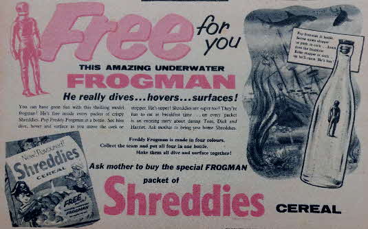 1957 Shreddies Frogman (1)