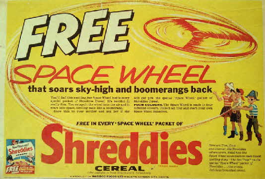 1958 Shreddies Space Wheels