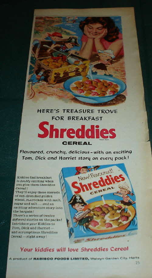 1950s Shreddies Tom Dick & Harriet Adventures (bter)